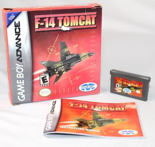 F-14 Tomcat GBA Game Boy Advance Complete CIB Good Condition! Nice!