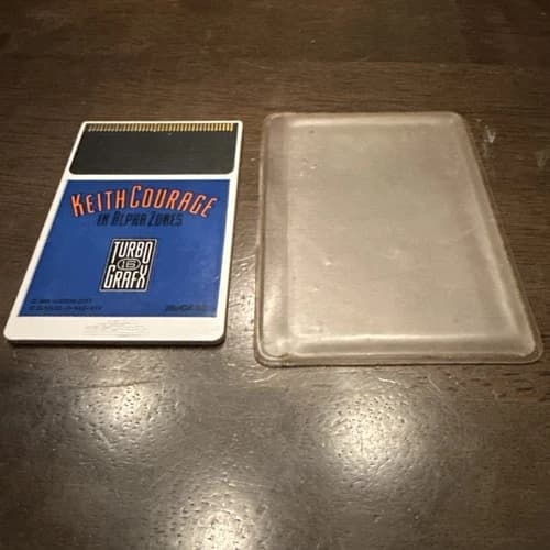 Keith Courage in Alpha Zones TurboGrafx-16 HuCard Game Comes