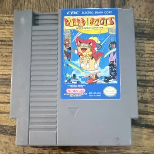 Electro Brain Puss 'n Boots Pero's Great Adventure Nintendo NES Cartridge NTSC-…