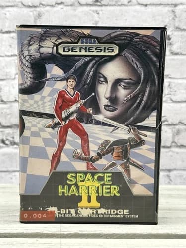Space Harrier 2 (Sega Genesis, 1989) Game SH II CIB Complete