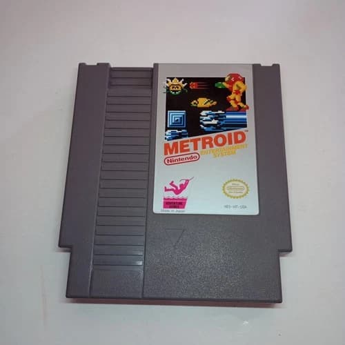 Nintendo NES Metroid Tested Working Authentic Retro Classic Game Cartridge