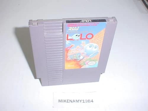ADVENTURES OF LOLO game cartridge only for Original Nintendo NES system