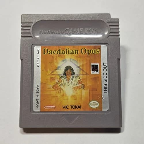 Daedalian Opus Gameboy (1990, Vic Tokai) Cleaned And Tested