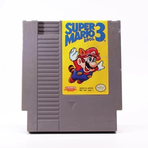 Super Mario Bros 3 (NES) Loose Cart Only - Authentic Acceptable Condition
