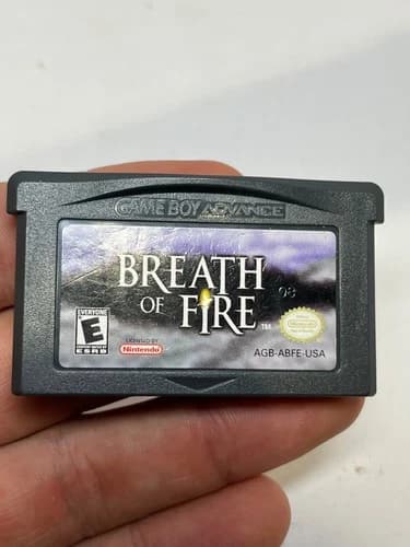 *Authentic* Breath of Fire Nintendo Game Boy Advance GBA 2001 Cartridge Only