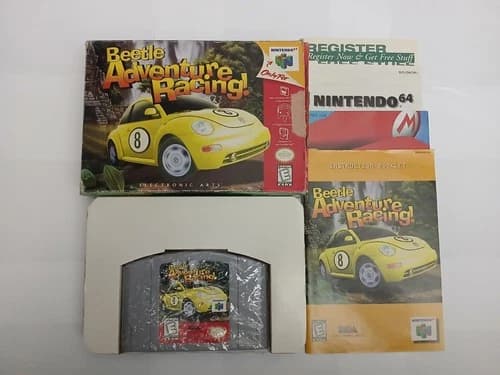 Beetle Adventure Racing Nintendo 64 N64 Complete in Box CIB