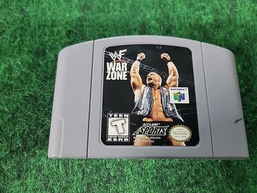 WWF War Zone (Nintendo 64 N64, 1998) Authentic Cart Only Tested