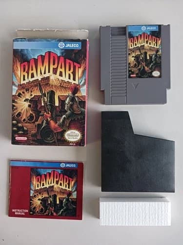 Rampart NES 1992 Nintendo Video Game CIB
