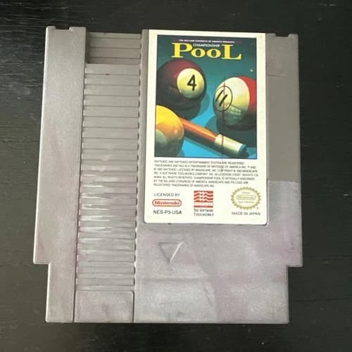 Championship Pool Nintendo NES. Game Only. Working.