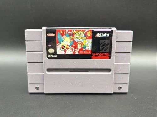 Krusty's Super Fun House SNES Super Nintendo Entertainment System, SNES Tested