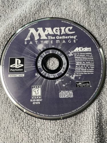 Magic The Gathering Battlemage (Sony PlayStation 1, PS1) Disc Only Fully Tested!