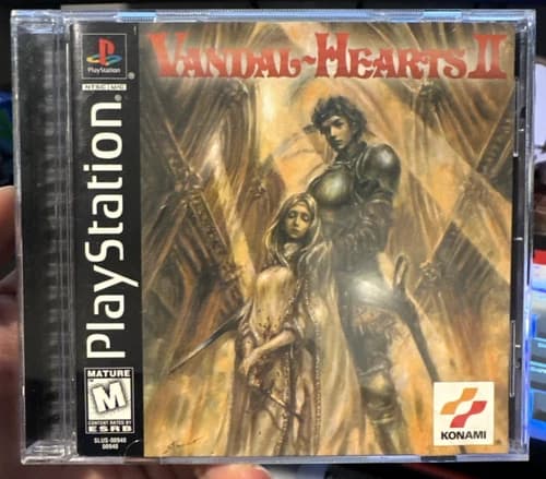 Vandal Hearts II 2 - Sony Playstation 1 PS1 - Complete - Tested - *FREE S/H*