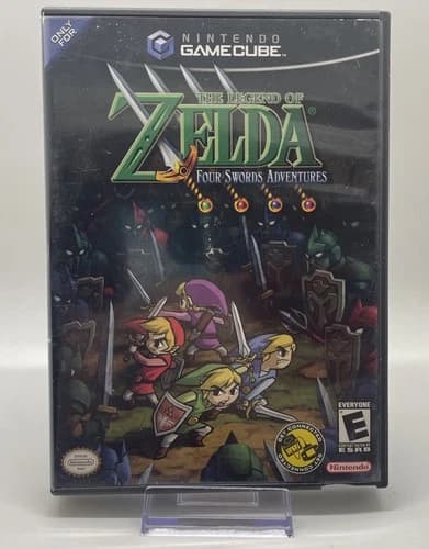 The Legend of Zelda: Four Swords Adventures (Nintendo GameCube, 2004) Complete