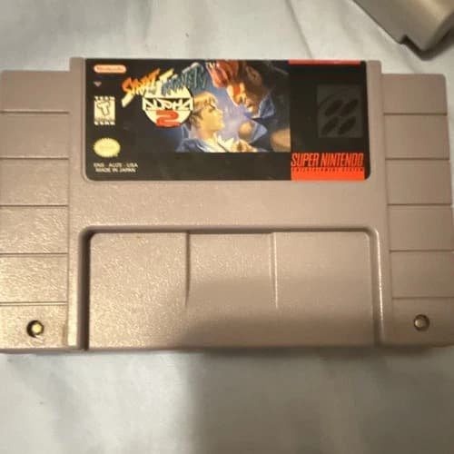 Nintendo Street Fighter Alpha 2 Fighting Game for SNES, NTSC-U/C, T-Teen