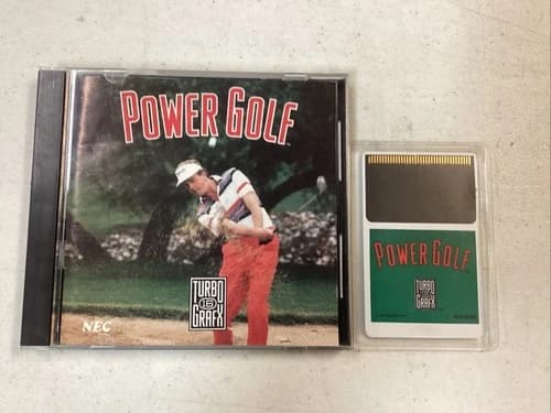 Power Golf (TurboGrafx-16, 1989) CIB Manual Tested