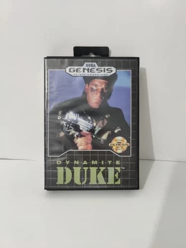 Dynamite Duke Sega Genesis, Genuine Complete (Fast Shipping)