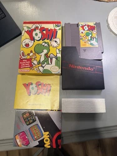 Yoshi for Nintendo NES Complete In Box Manual Included Clean Tested