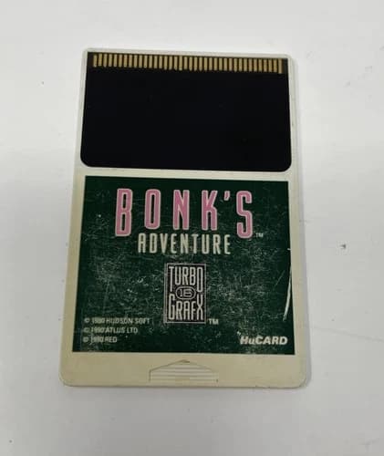Bonks Adventure TurboGrafx 16, Hu Card Only, Tested Works