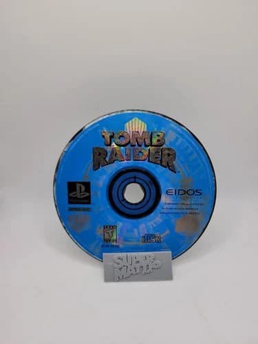 Tomb Raider (Sony PlayStation 1, 1996) PS1 - Disc Only - Tested - Black Label!