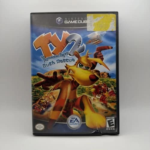Ty The Tasmanian Tiger 2 Tested Nintendo GameCube Complete In Box with Manual
