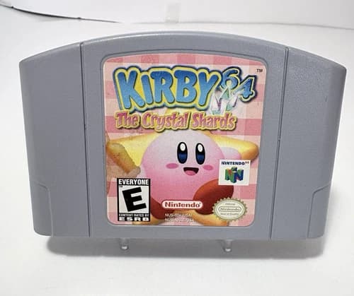 Kirby 64 The Crystal Shards Nintendo 64 N64 Tested Authentic Label Wear