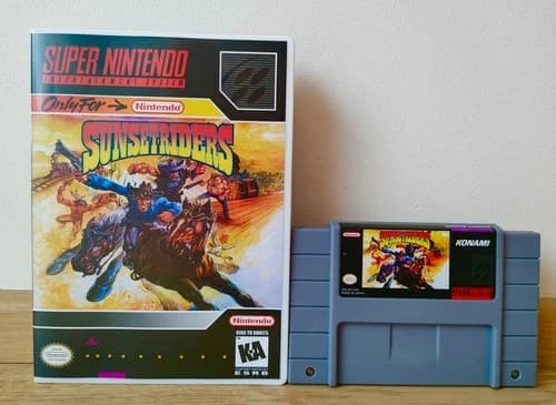 Sunset Riders Super Nintendo SNES