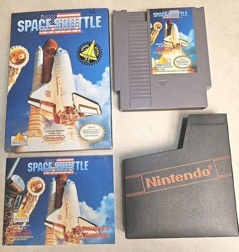 Space Shuttle Project Nintendo NES Entertainment System 1991 GAME MANUAL BOX
