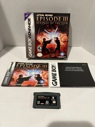 Star Wars Episode III Revenge Of The Sith Game Boy Advance GBA CIB Rare