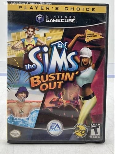 EA Games The Sims Bustin' Out Player's Choice Video Game For Nintendo GameCube