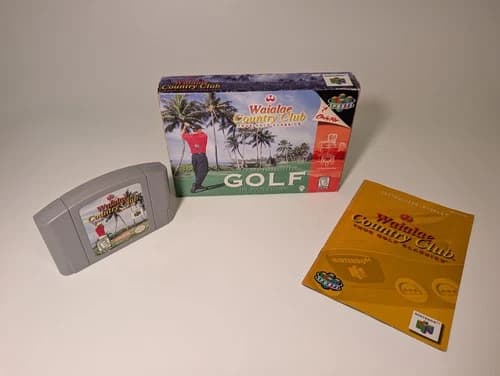 Waialae Country Club: True Golf Classics- Nintendo 64 N64 - CIB Authentic works