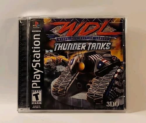 World Destruction League: Thunder Tanks (Sony PlayStation 1) Complete w1 3625