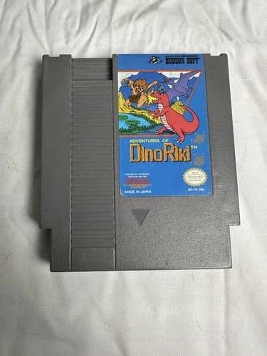 Adventures of Dino-Riki Nintendo NES Game Cartridge Only Cleaned and Tested