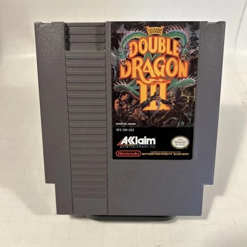Double Dragon III 3 Sacred Stones (Nintendo NES, 1991) Cartridge ONLY
