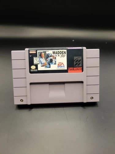 Madden NFL 96 (Super Nintendo SNES, 1995) *Authentic - Tested*