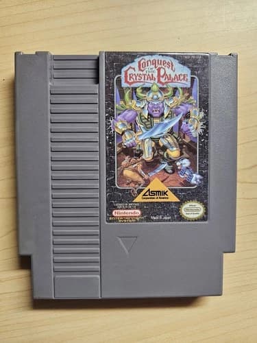 Conquest of the Crystal Palace NES Tested And Working