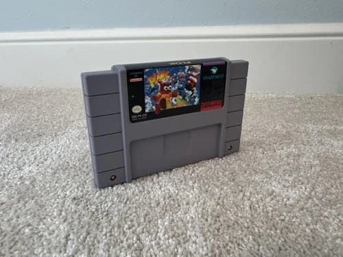 Super Nintendo SNES Plok Video Game Tested Working
