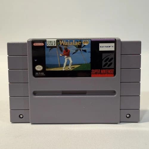 Waialae Country Club Super Nintendo SNES Kemco Golf Video Game Cartridge