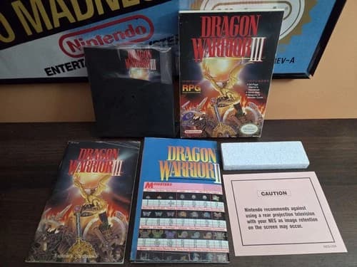 Nes Dragon Warrior 3 Complete In Box