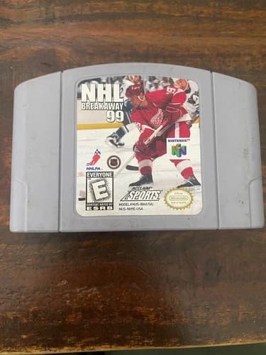 NHL BREAKAWAY 99 N64 Nintendo 64 Authentic Retro Hockey Game Tested