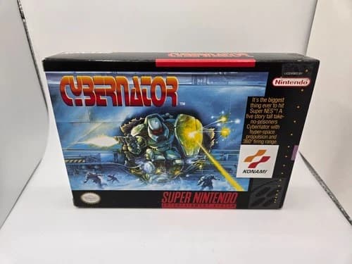 Cybernator (Super Nintendo Entertainment System, 1993) CIB All Inserts