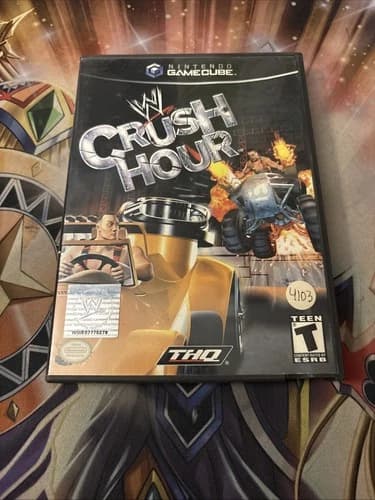 WWE Crush Hour (Nintendo GameCube, 2003) Complete CIB - Tested & Working