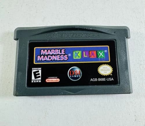 Marble Madness/Klax Nintendo GameBoy Advance GBA Cart only ML422