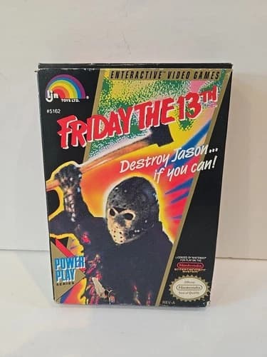 Friday The 13th (Nintendo NES) Complete in Box CIB Complete