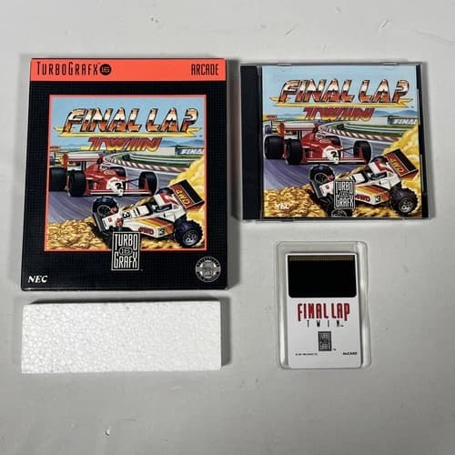 Final Lap Twin Complete for TurboGrafx-16 NTSC-USA
