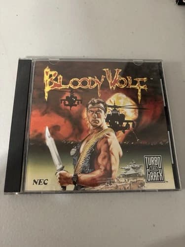USED - TURBOGRAFX 16 - Bloody Wolf (TurboGrafx-16, 1990)