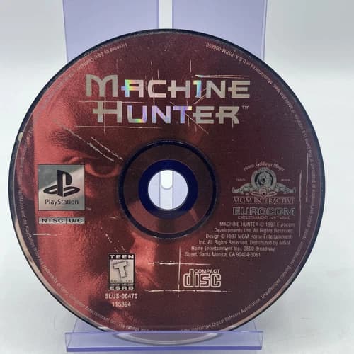 Machine Hunter (Sony PlayStation 1 PS1, 1997) DISC ONLY