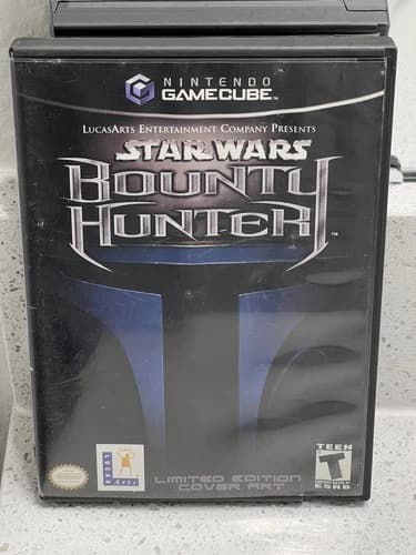 Star Wars: Bounty Hunter (Nintendo GameCube, 2002) Limited Edition Cover Art CIB