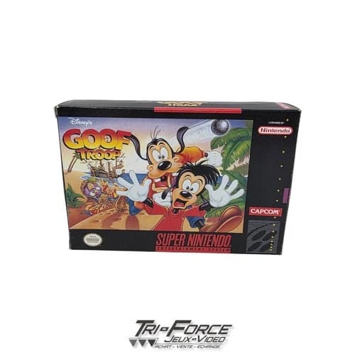 Disney's Goof Troop SNES Super Nintendo Video Game Action CIB Complete Great