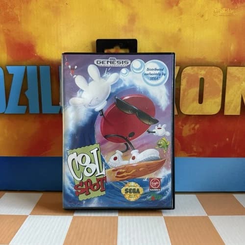 Sega Genesis Cool Spot 1993 Complete Case And Game