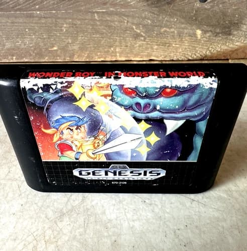 Wonder Boy in Monster World (Sega Genesis) Authentic - Fully Tested Cart